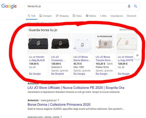 Consulenza Google Shopping